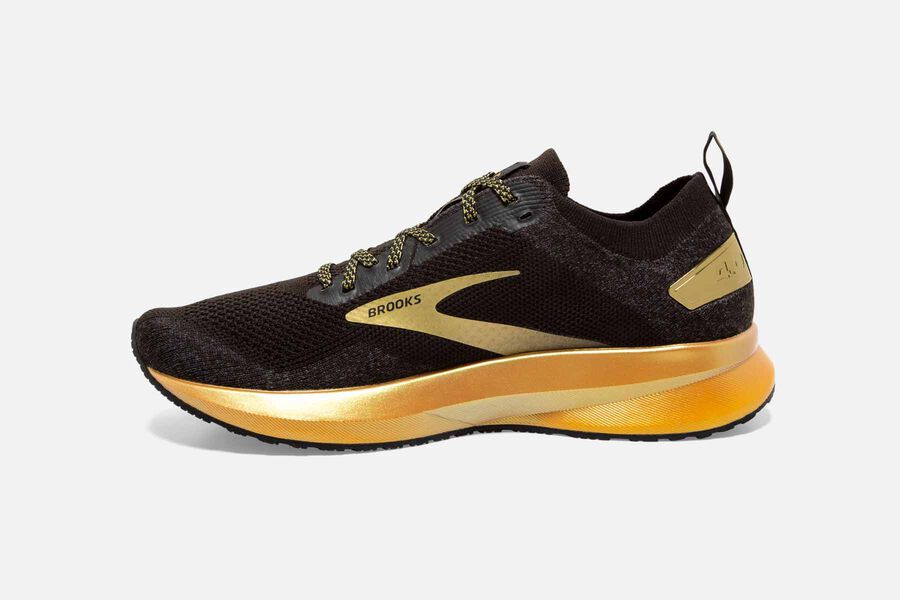 Brooks Levitate 4 Road Running Shoes Womens - Black/Gold - JOBLF-9253